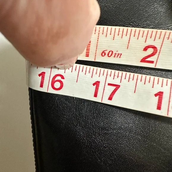 Black Lace-Up Tall Women’s Riding Boots - Leather Ralph Lauren Made in Italy - Picture 9 of 10